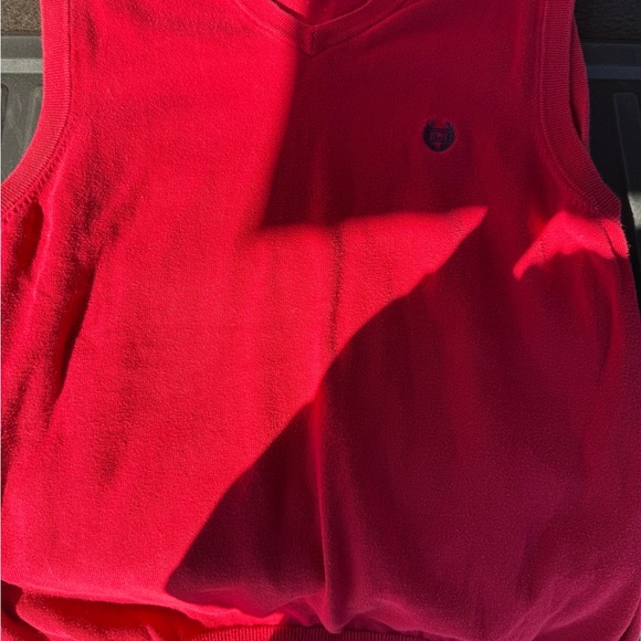 Chaps Other - Chaps Men’s Bold Red V-Neck Sweater Vest. Medium. No damage
